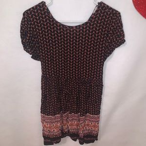 URBAN OUTFITTERS/ PINS AND NEEDLES LACE UP MINI DRESS